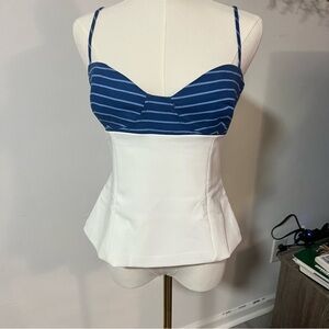 Zara “Stretchy Hankerchief Print Top”